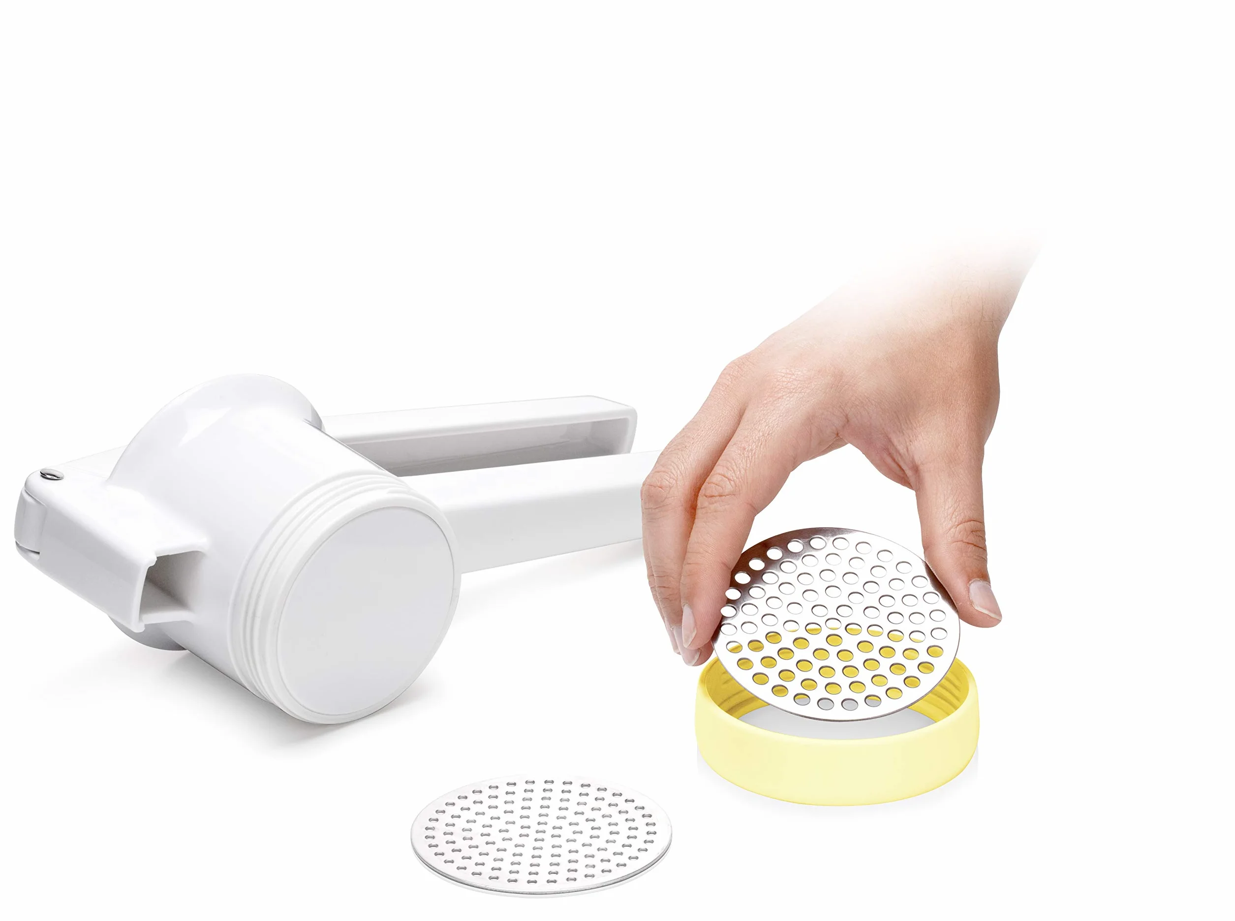 Tescoma 643568 Handy Schiacciapatate/Passatelli, Plastica, Bianco, 35 x 16.5 x 10.3 cm