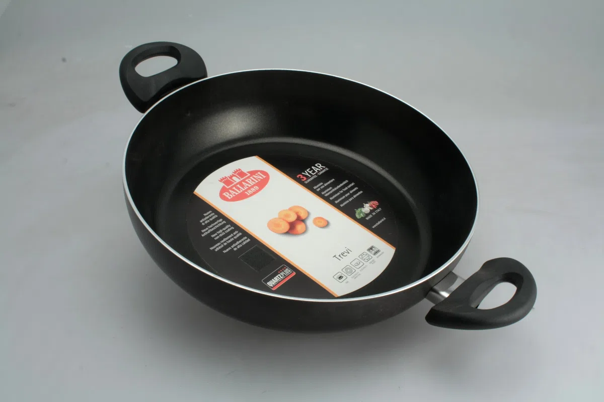 Ballarini Firenze Tegame, Alluminio, Nero, 20 cm