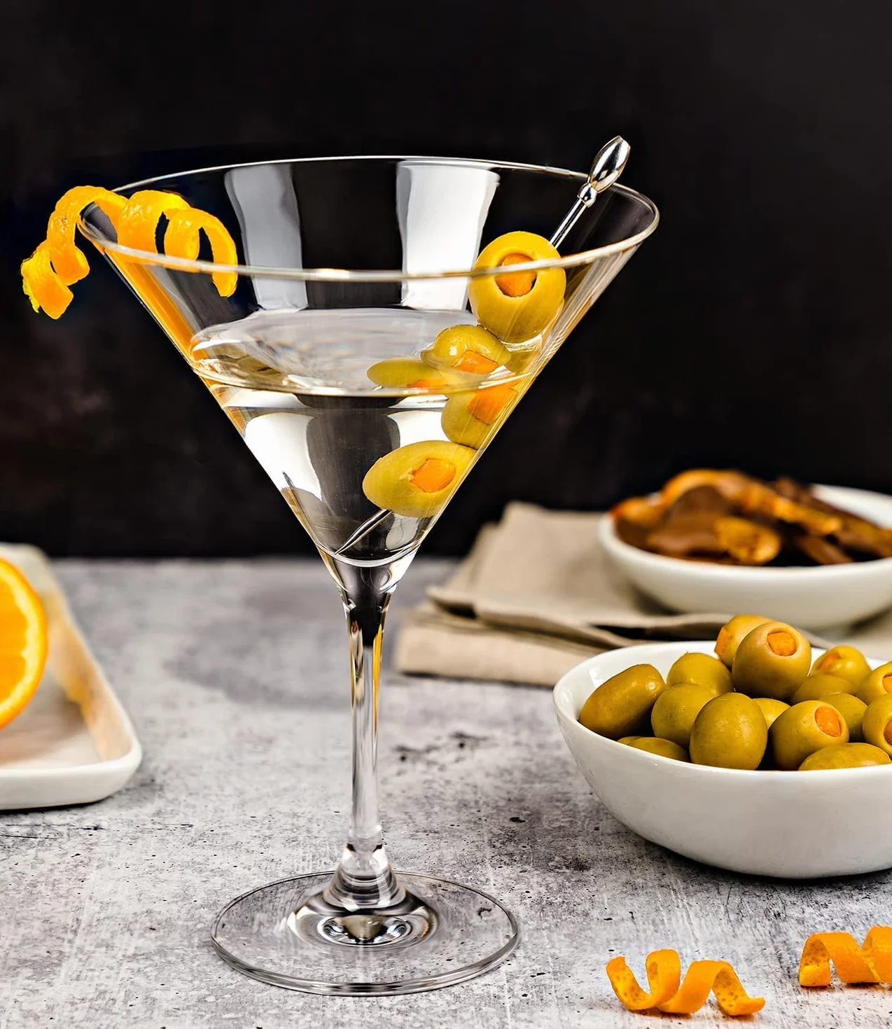 Royal Leerdam, Set di 4 Calici Martini in Vetro Trasparente da 25 cl - Eleganti, Resistenti e Lavabili in Lavastoviglie