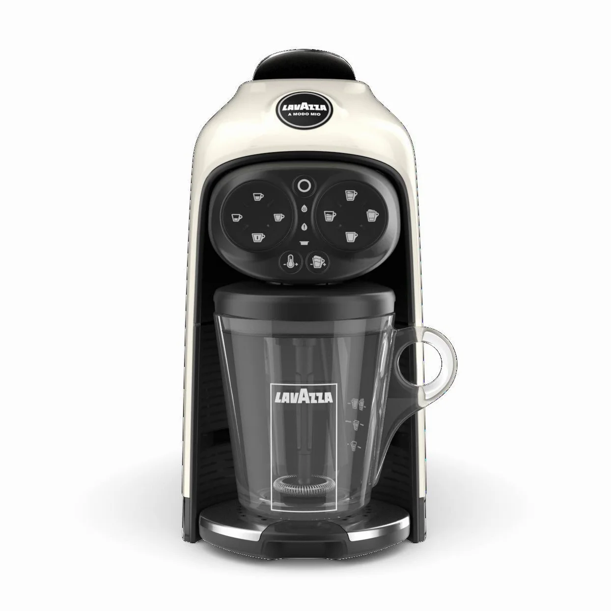 Lavazza A Modo Mio, Deséa White Cream – Macchina per Caffè, Bianco