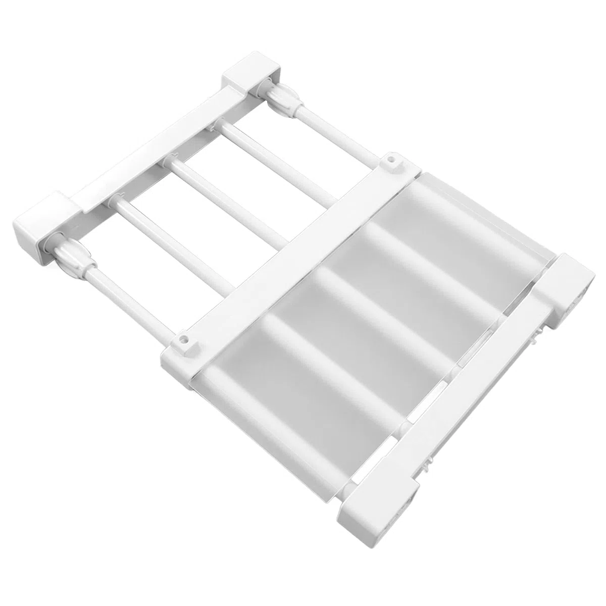HERCHR Mensole Estensibili per Armadio, Organizer estraibile per armadio, Mensola Regolabile per Armadio, Mensola Separatore per Armadio Organizzatore, Guardaroba, Cucina, Bagno(23-30 cm)
