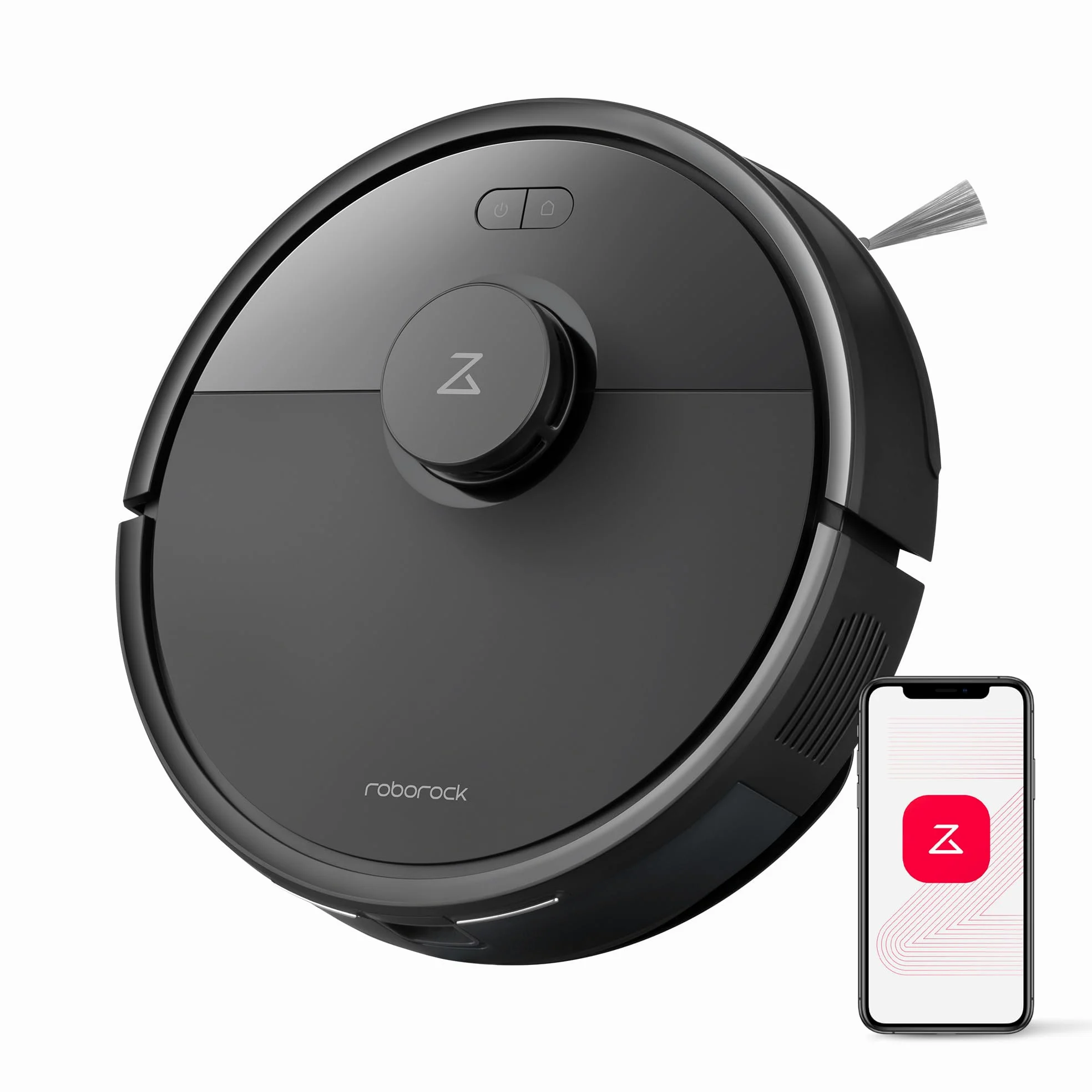 roborock Q7 L5 Robot Aspirapolvere Lavapavimenti con Mappatura, 8.000 Pa, Anti-groviglio, Quantità d'acqua Regolabile per il Lavaggio, Auto Boost sui Tappeti, Controllo APP, Nero
