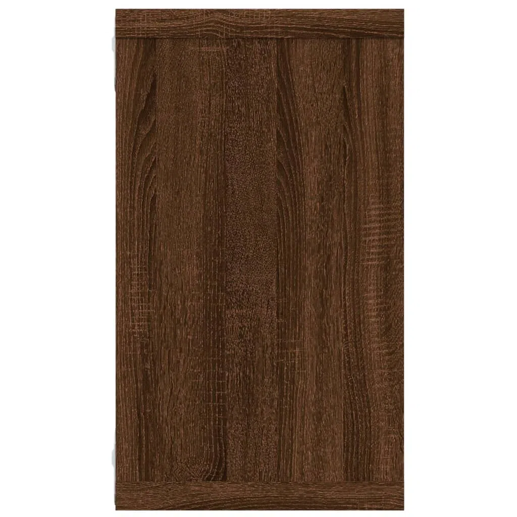 Generico Mensole Muro Cubo 4 Rovere Marrone 80x15x26,5 Legno Multistrato,Scaffalature,Scaffali e mensole per pareti-815922