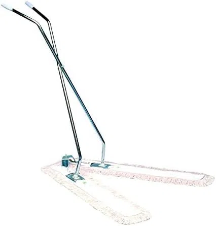 Scopa Industriale a Forbice, 100 cm, con Frangia per Pulizia Grandi Superfici