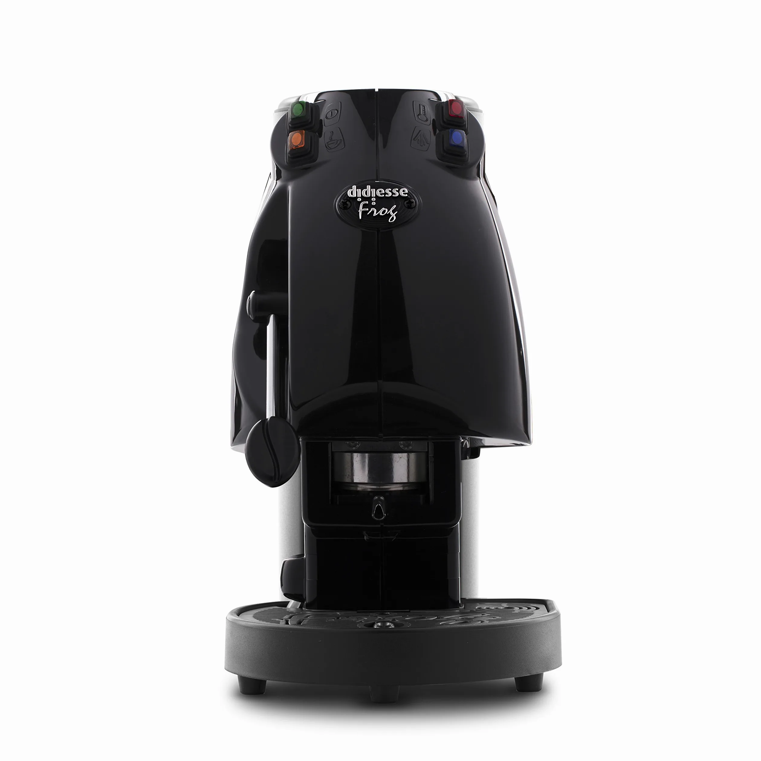 Didiesse Frog Revolution - Macchina per Caffè utilizzabile con cialde di diametro 38/44 mm, 650 W, Nero Lucido
