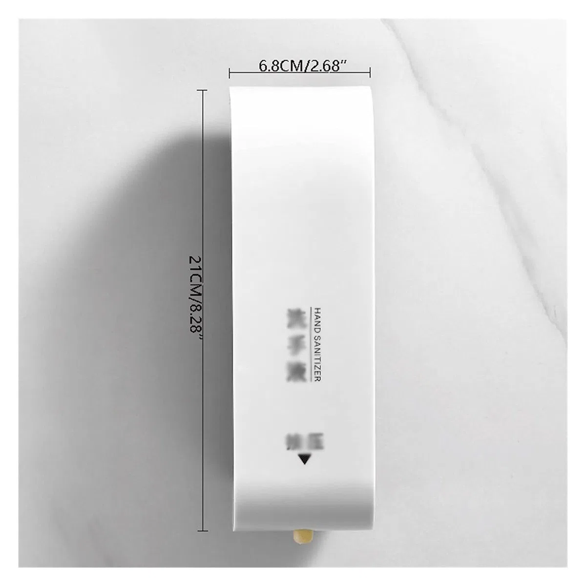 Dispenser di Sapone Adesivo Montaggio a Muro Distributore di Sapone a Muro Dispenser Bagno Doccia Gel Liquido Shampoo Dispenser (Color : White, Dimensione : Single Head)