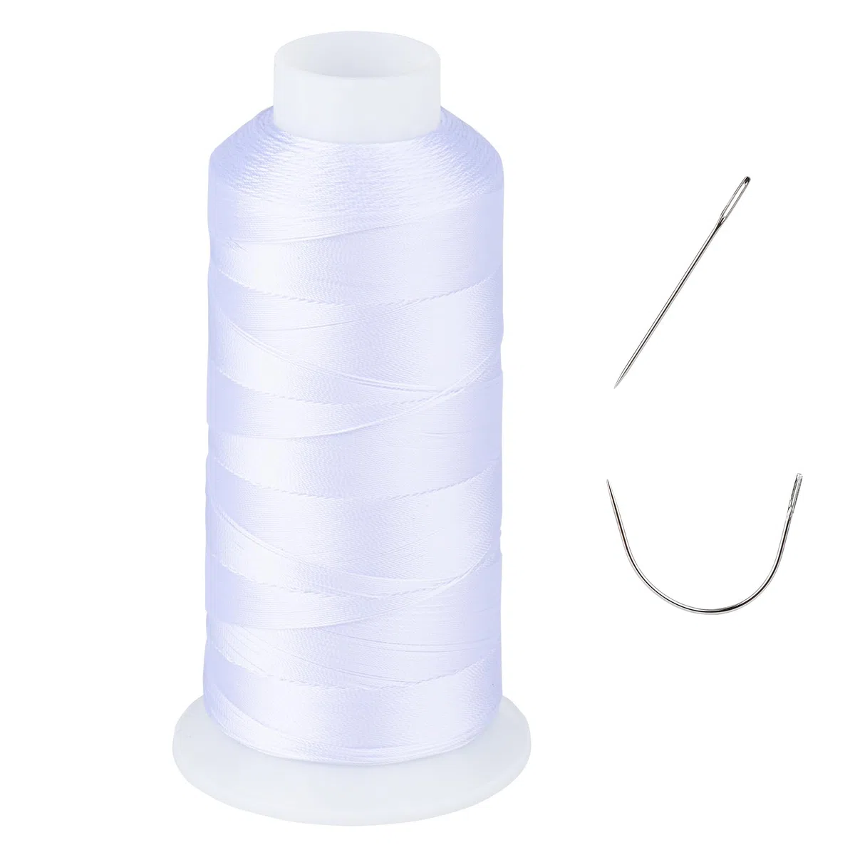 Resistente ai raggi UV – Filo da esterno resistente per cucire a mano o a macchina – Simthread 100% poliestere legato filo Tex 69 (12 wt) – 1300 metri NP-bianco
