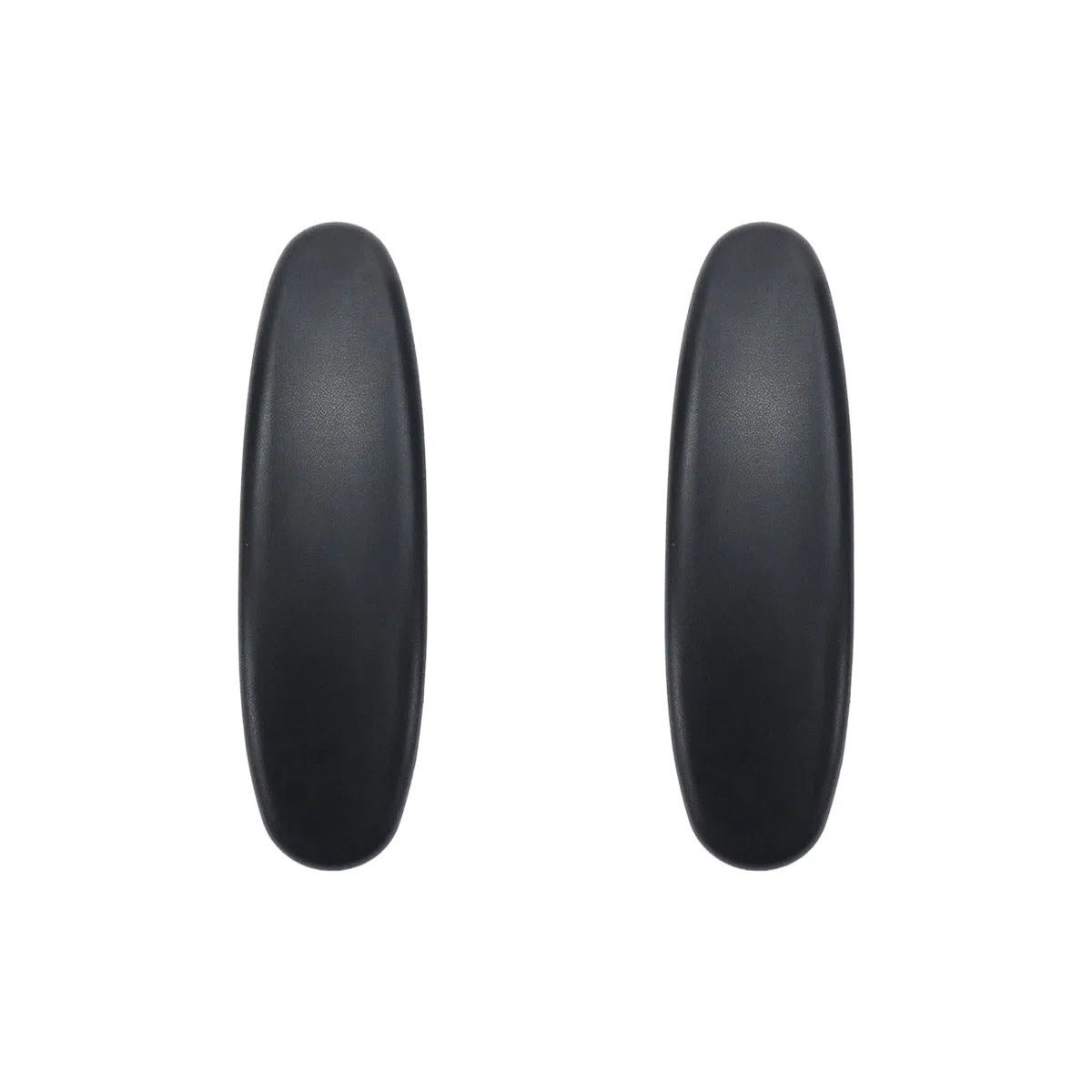 Wealrit 2 braccioli di ricambio per sedie da ufficio, colore nero, universali, con foro di montaggio da 10,2 cm, parti per sedie da ufficio (allungate)