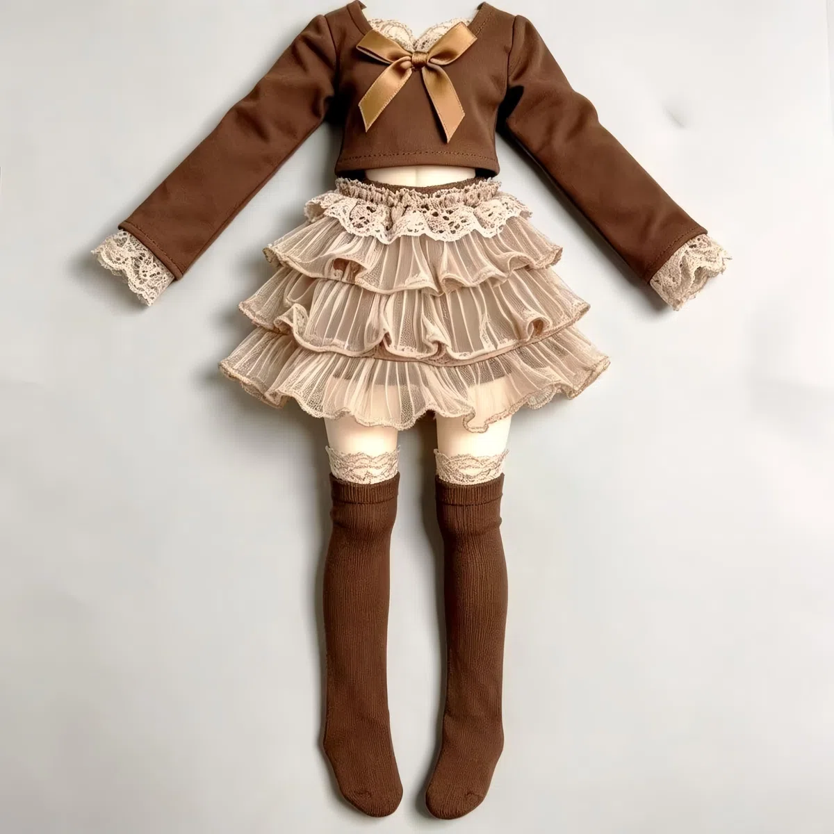 BJD - Vestiti per bambole, fatti a mano, adatti per bambole BJD da 1/3 1/4 1/6 (G, 1/6)