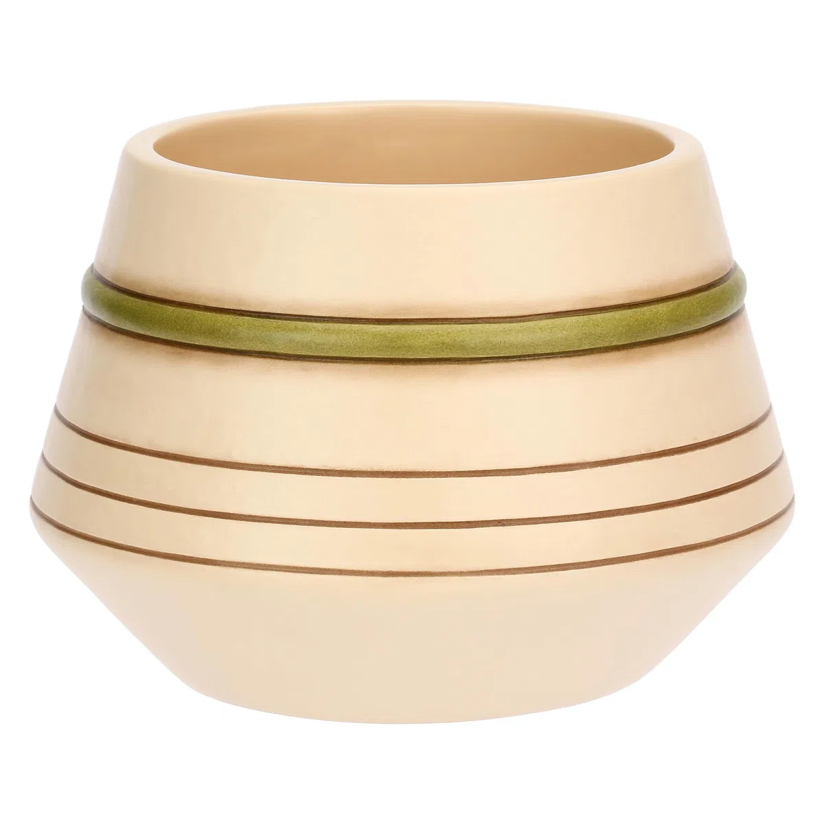 THUN Coprivaso in Ceramica Medio, Ceramica, Collezione Sublime, 20,6 x 20,6 x 14,5 cm
