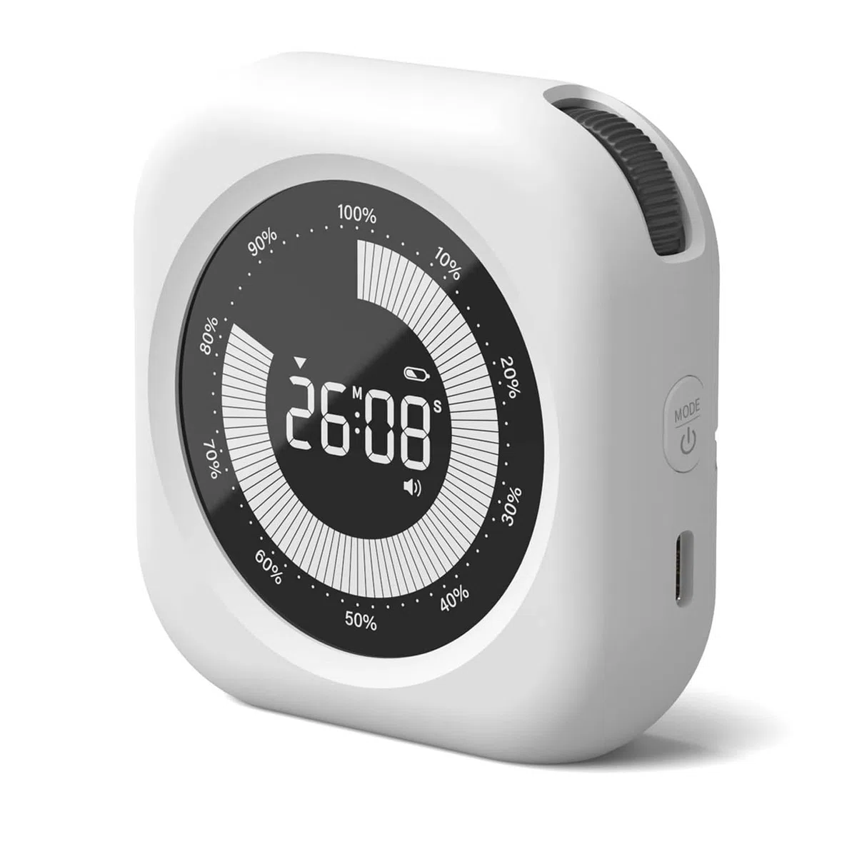 XREXS Timer Digitale Visivo per Bambini | Conto alla Rovescia | Universale per Bambini ed Adulti | Volume e Luminosità Regolabili | Breve per Cucina, Scuola ed Ufficio | Colore Nero
