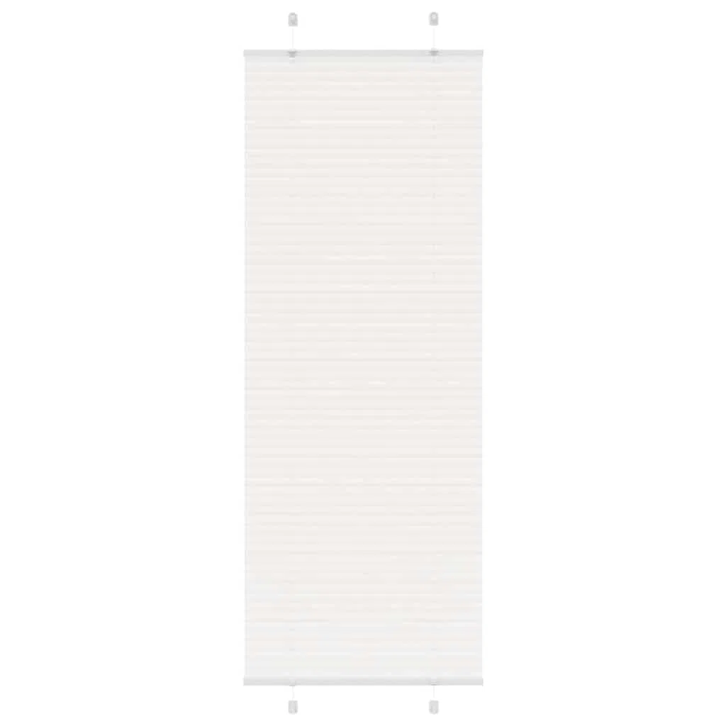vidaXL Tenda Plissettata Bianca 70x200 cm Larghezza Tessuto 69,4 cm, Tenda per Finestra Plissettata, Tenda Plissettata, Tenda a Fisarmonica