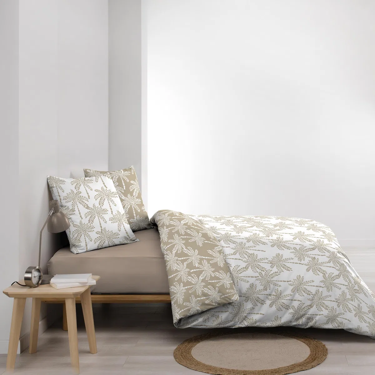 douceur d'intérieur, set da 3 pezzi (260 x 240 cm) Brianna, reversibile, 100% cotone