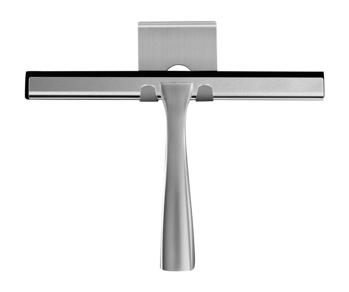 Estrattore Doccia Esclusivo in Acciaio Inox | Vasca Bagno Doccia Tergicristallo Finestra Lavavetri Staffa Supporto WC Tergicristallo (Acciaio Inossidabile (Spazzolato))