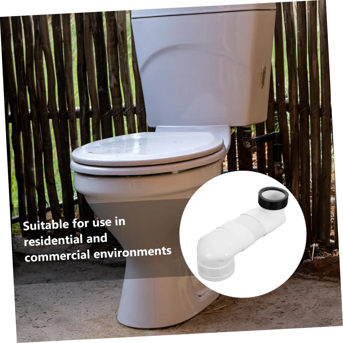Dispositivo Massima tra Fori di 10cm in Pvc di Spostamento Wc Regolabile Adatto per Uso Commerciale Installazione
