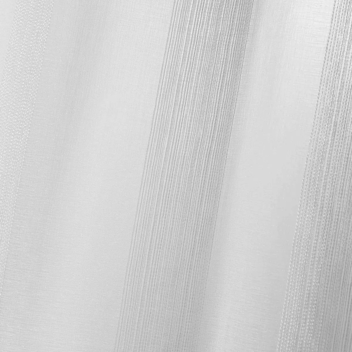 Douceur d'Intérieur Salina Tendaggio Fiocco Con Passanti, Bianco, 2 x 70 x 200 CM