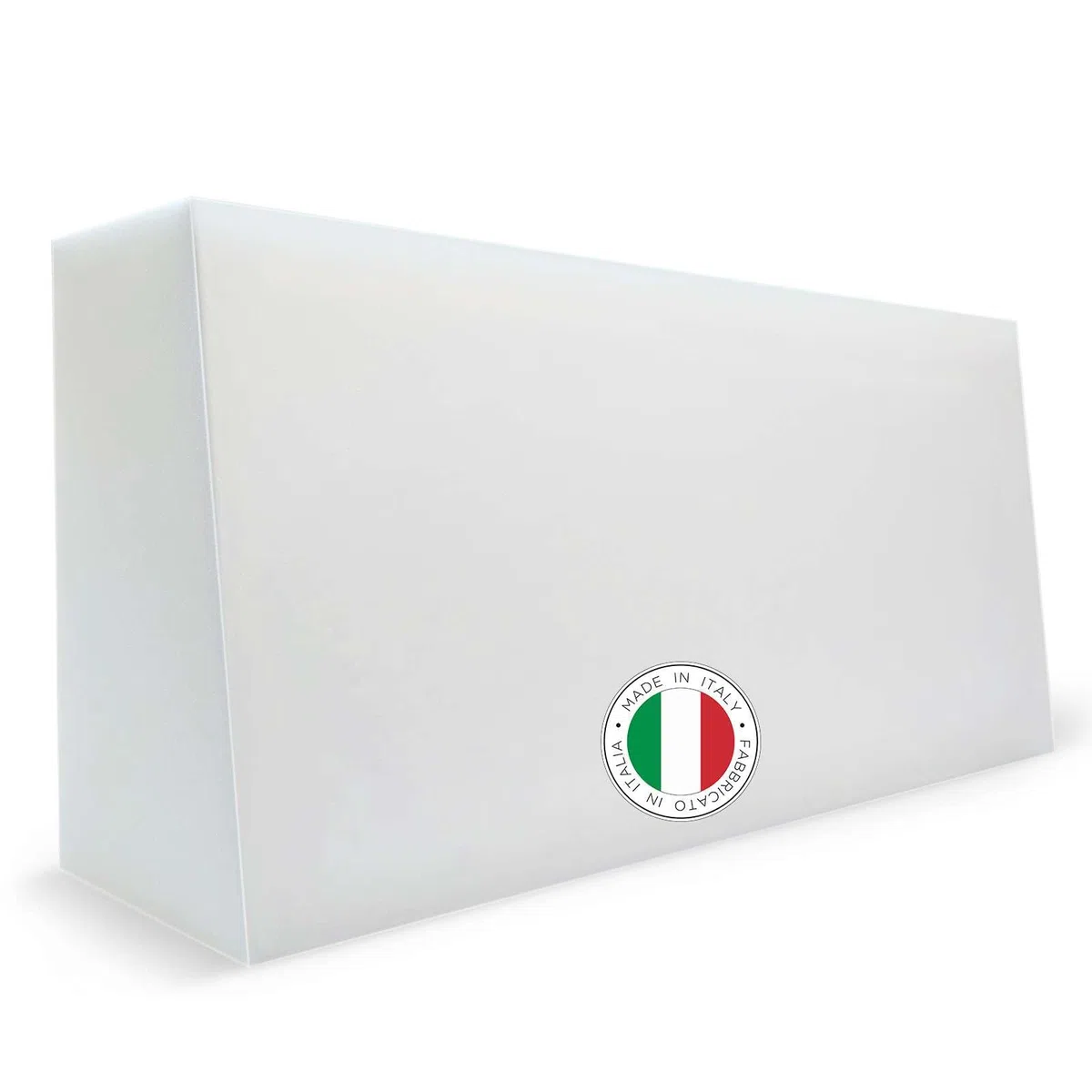 TENDEEVOLUTION Cuscino Schienale Divano Sagomato in Gommapiuma 100x50x16 cm, Densità 18. Spalliera Divano o Cuscino Schienale Letto a Ponte, Poltrone, Gommapiuma per Divani