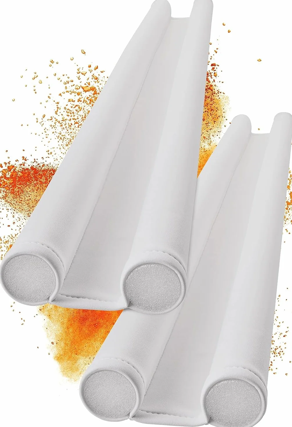 Lyvanas Set di 2 paraspifferi per porte, vincitore del test, 90 cm, in neoprene extra denso, per risparmiare energia, silenziosa e bella, per porta lavabile e ritagliabile