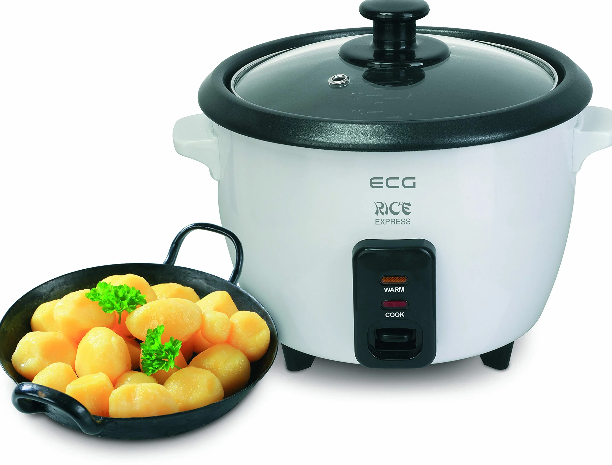 ECG RZ 060 - Cuocere riso in plastica, colore: Bianco