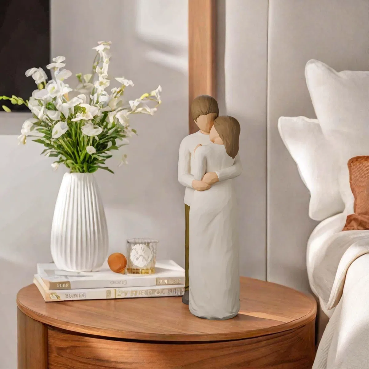 Statuetta di coppia, statuetta d'amore, regalo per matrimonio, coppia romantica, ottimo regalo per anniversario, San Valentino, compleanno