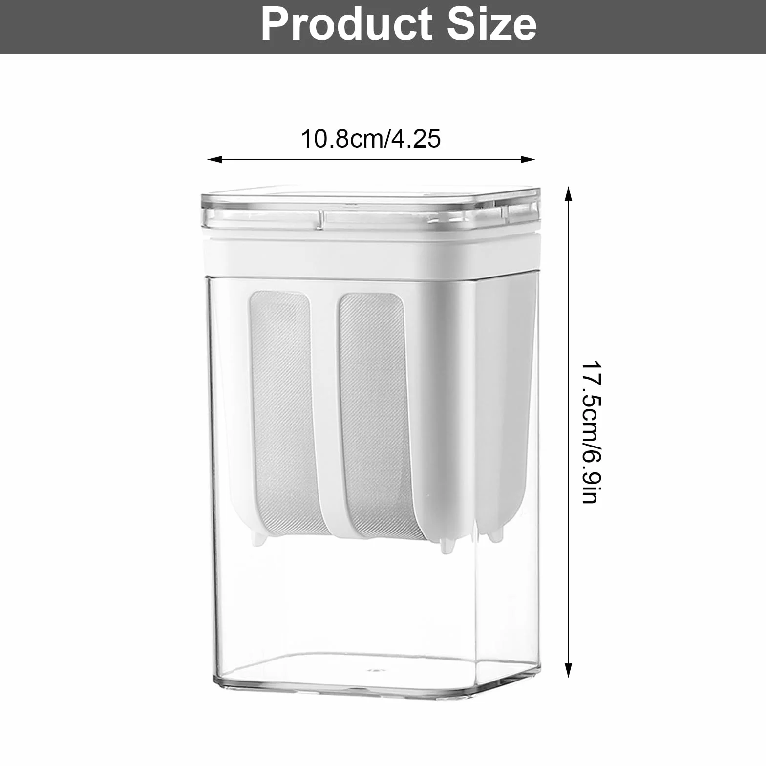 Estrattore di yogurt greco da 1100 ml con filtro a rete in acciaio inox e coperchio per yogurt, yogurt, yogurt, yogurt, yogurt, per filtrare succo, latte e formaggio, lavabile