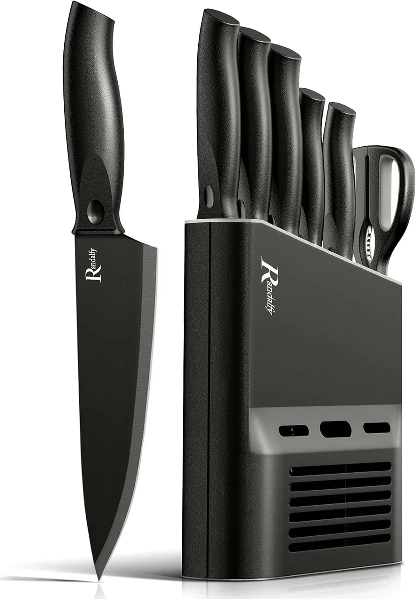 Coltelli da Cucina Professionali 7 Pezzi Accessori Cucina con Coltello Cucina