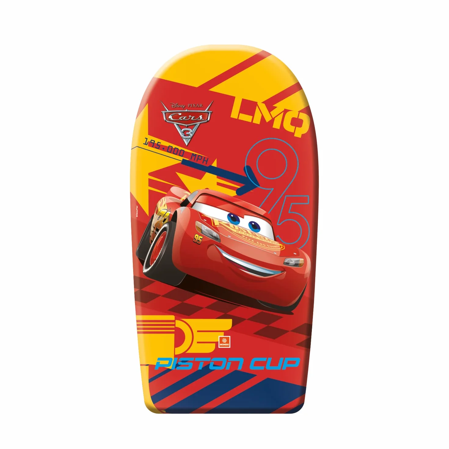 Mondo Toys - Body Board Disney Cars - Tavola da Surf per bambini, 94 cm - 11038