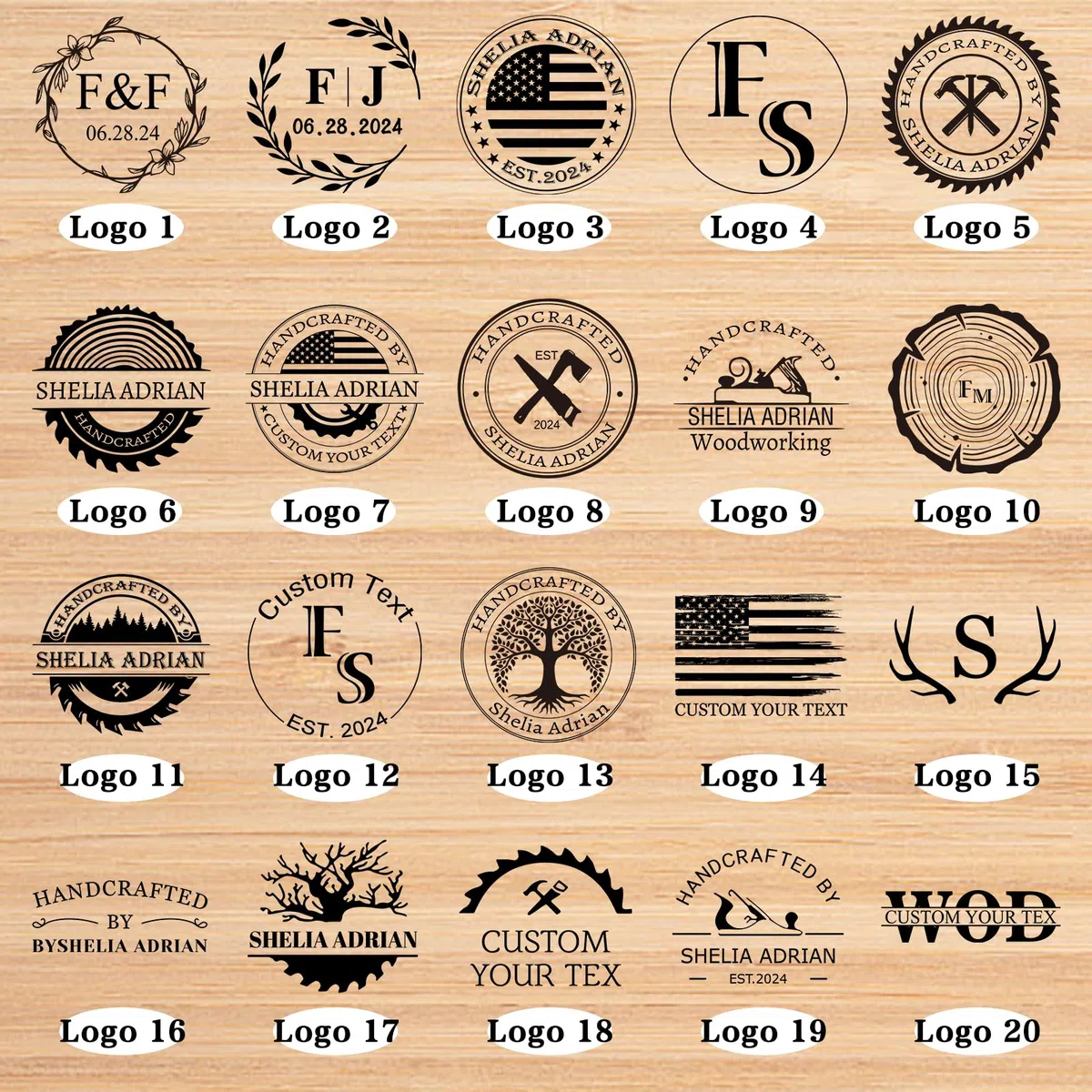 Personalizzato Legno Branding Iron Logo Personalizzato Metallo Branding Ferro per Carne Cuoio Torta Personalizzato Legno Bruciare Timbro Regali di Nozze
