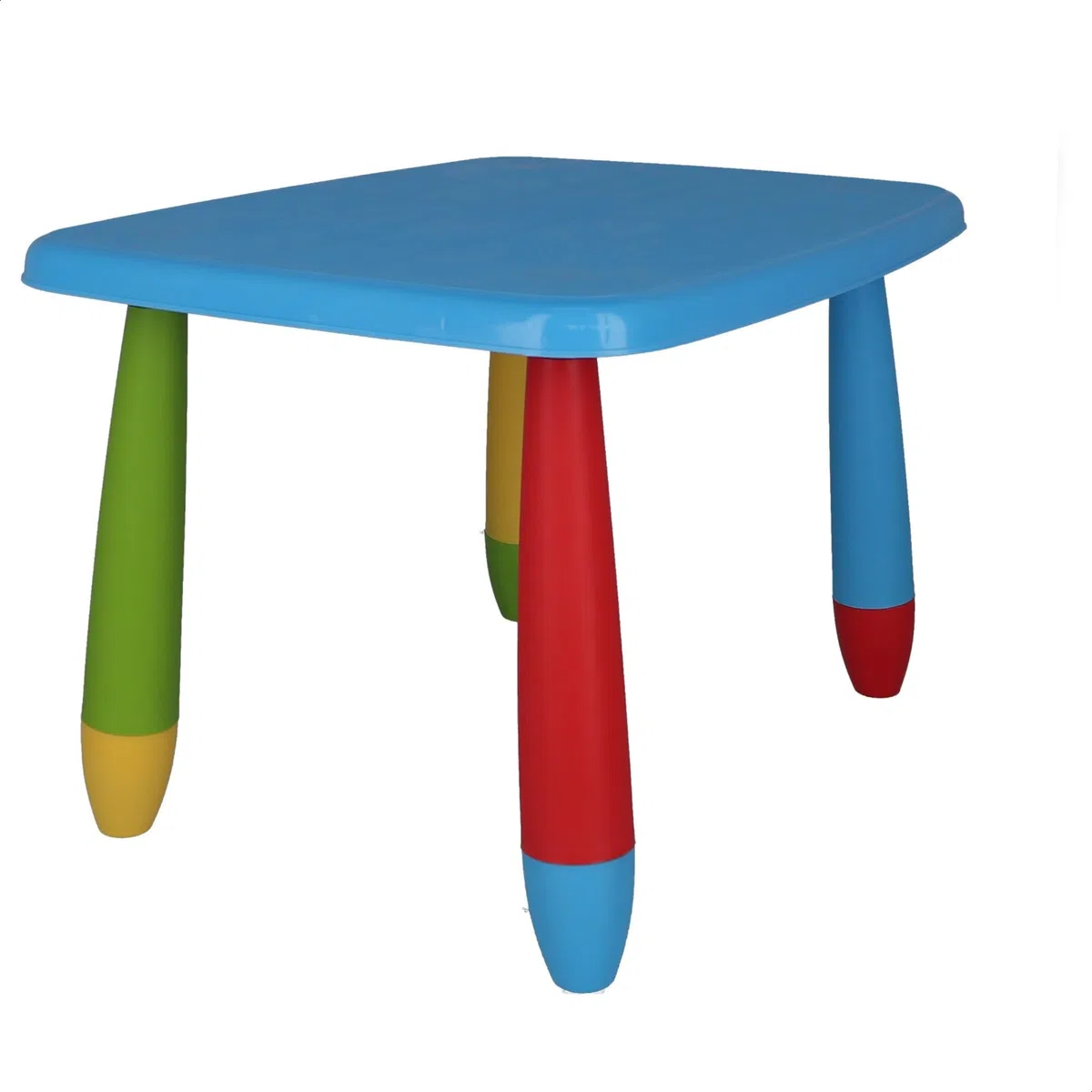 Mueblear 90043 - Tavolo per bambini rettangolare in plastica, 73 x 58 x 48 cm, colore: blu