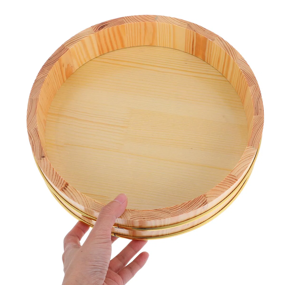 Kit per Preparare Sushi Contenitore per Riso Sushi in Legno da 26cm Grande Capacità Versatile per Cucina