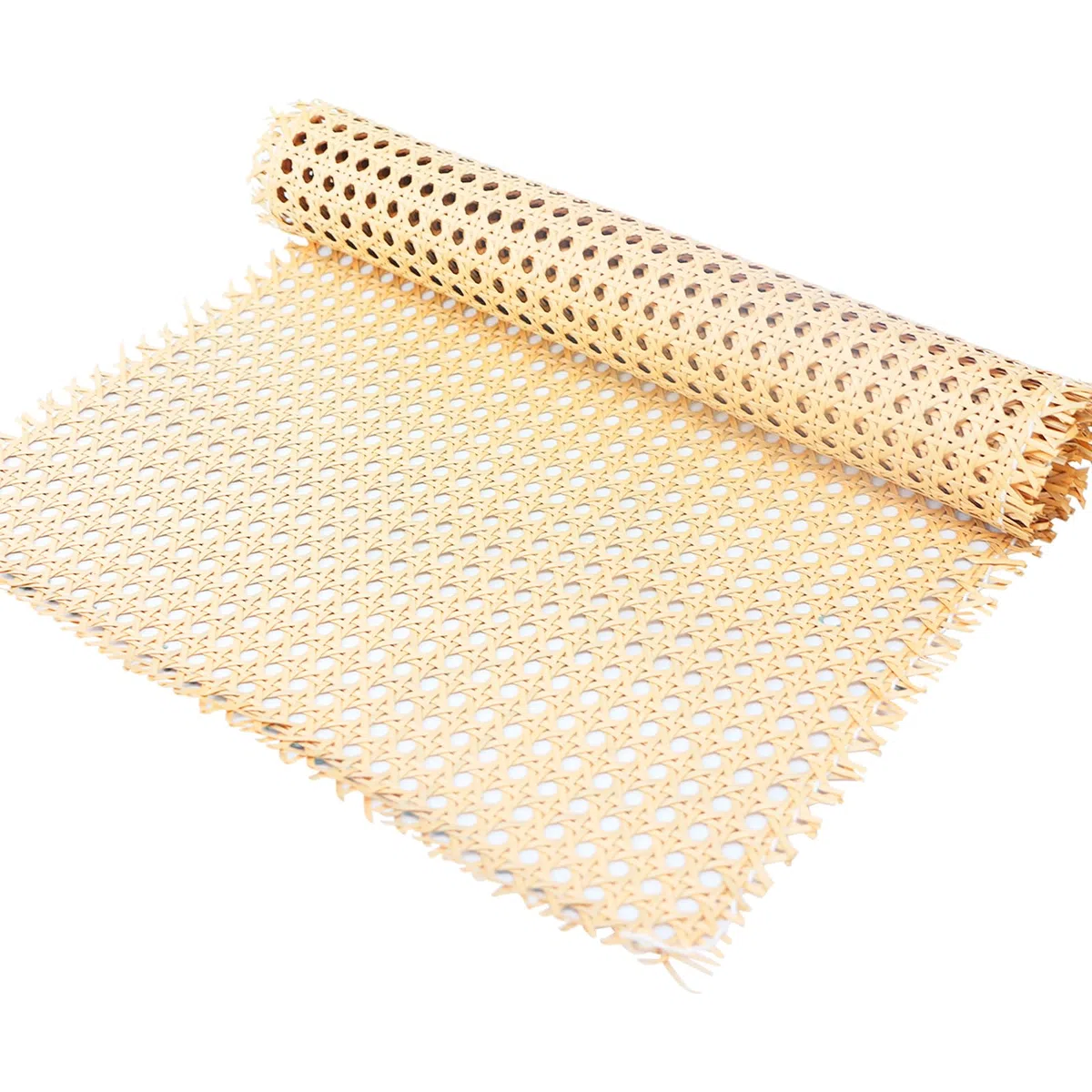 Natural Rattan Tessitura,(35CM X 100CM) Larghezza Rattan Quadrato Naturale Rotolo,Rete di Canna in Rattan,ricambi sedie impagliate,per Mobili Sedie Armadietti,Progetti di Fustigazione,DIY Craft