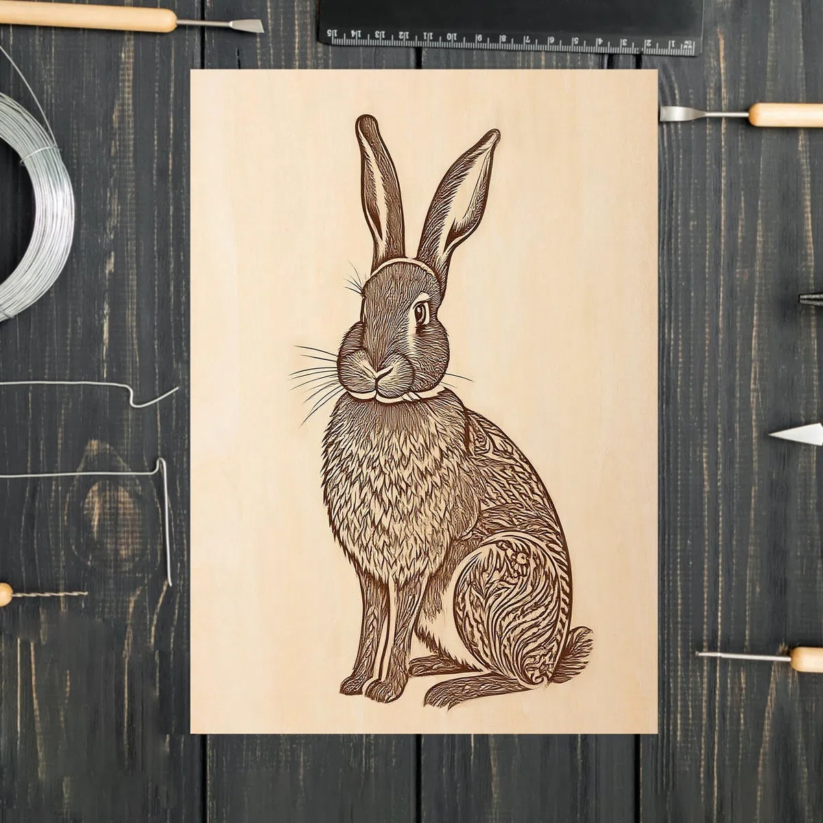 Compensato 3mm Pannelli Compensato A3 42 x 30 cm Legno Compensato di Tiglio 6 pezzi Adatto per Lavori Artigianali, Modellismo fai da te, Intaglio, Pittura, Progetti Laser e Incisione su Legno