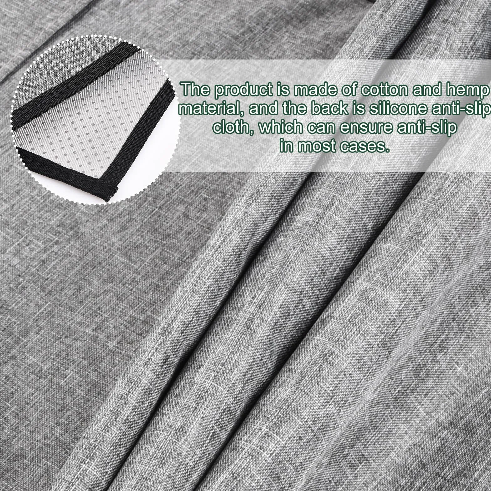 volumoon Organizer per Bracciolo Divano, Antiscivolo Organizzatore di Braccioli per Poltrona, Portaoggetti da Appendere per Letto o Divano, per ipad, Tavoletta, Riviste, Cellulare, Occhiali (Grigio)