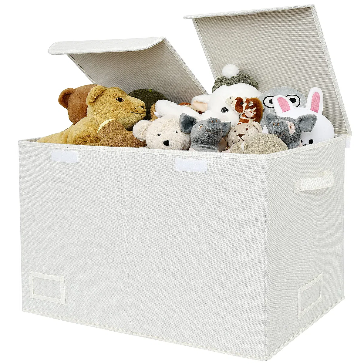 GRANNY SAYS Cesta porta giochi bambini, contenitore gioco, portare cassapanca - Bianco