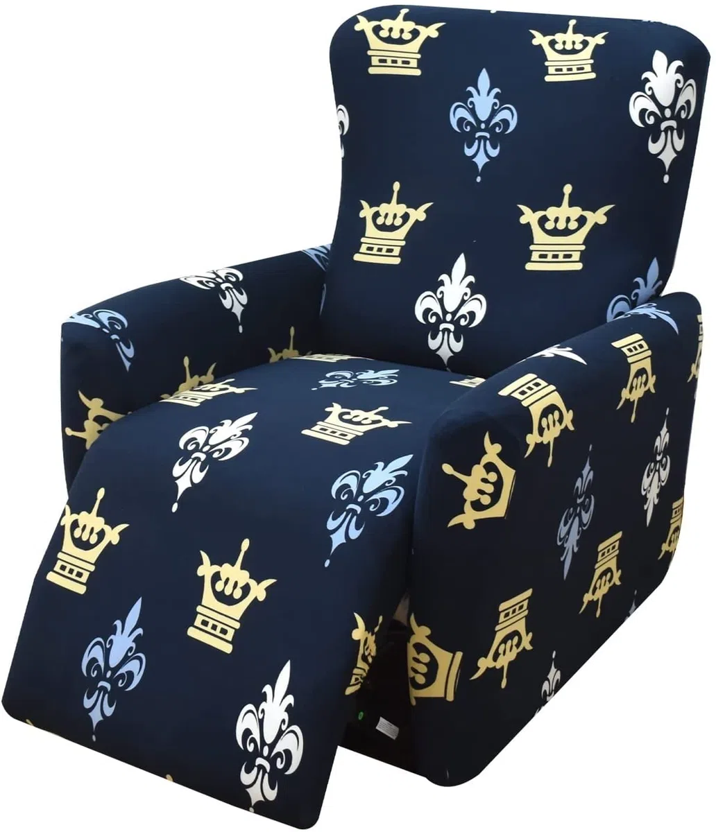 4-Pezzi Copripoltrona Relax Reclinabile Universale, Moderna Fodere Copripoltrona Reclinabile 1 Posto Elasticizzato Lavabile Rimovibile,Copertura per Poltrona Reclinabile (Color : #15)
