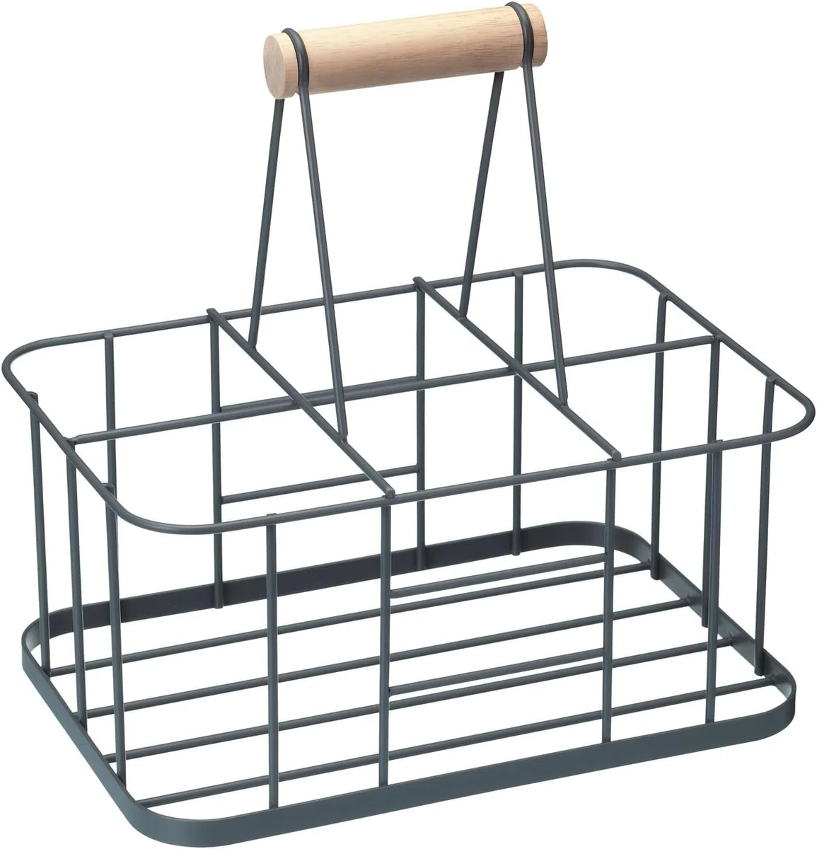 KitchenCraft Living Nostalgia Portabottiglie in Filo da 6, Argento