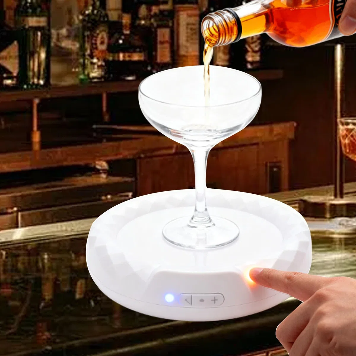Macchina per Schiuma di Birra, Macchina per Schiuma di Birra Elettrica Ad Ultrasuoni Portatile, Ricarica USB Senza Lavaggio per Uso Domestico in Feste Al Bar, con Batteria