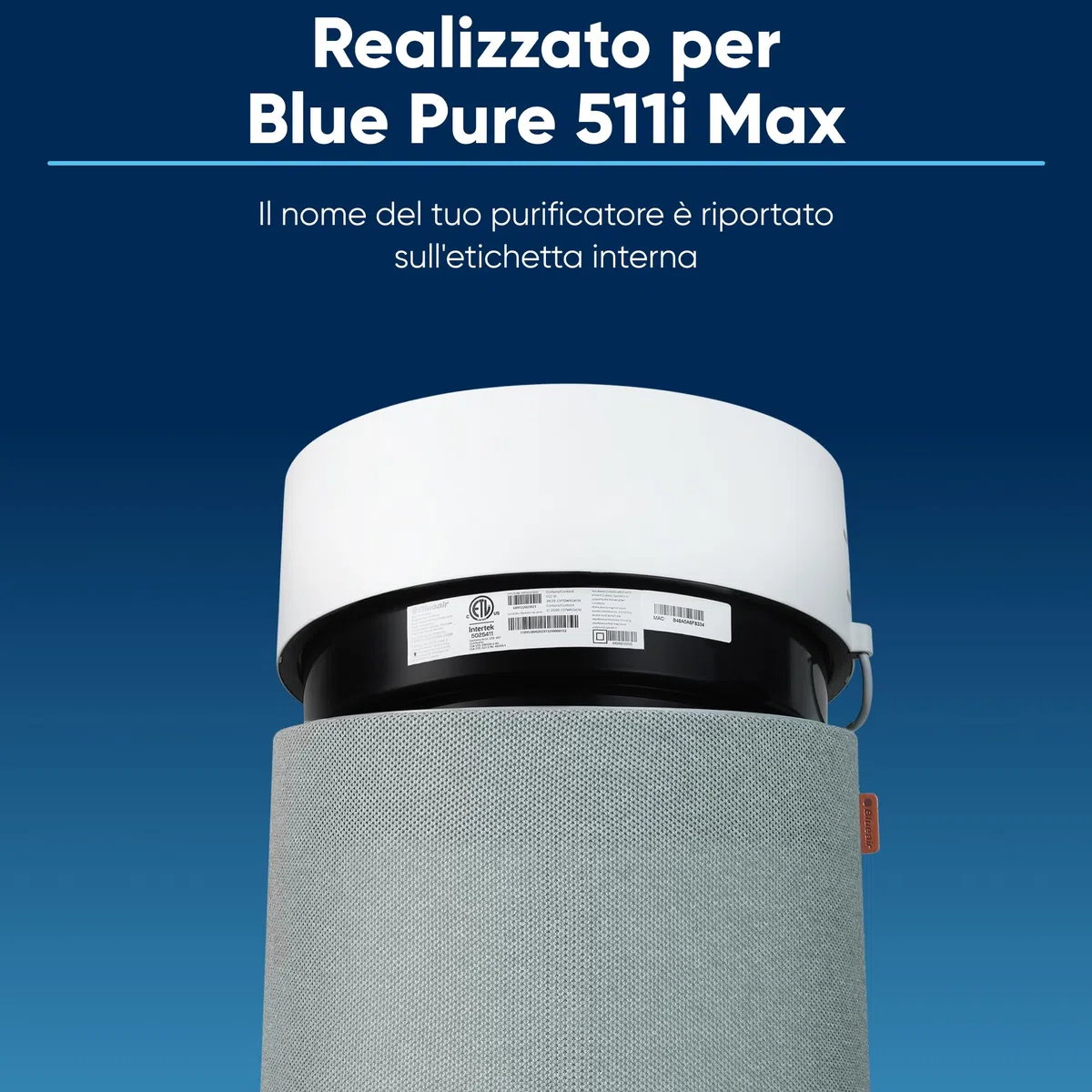BLUEAIR Blue Pure 511i Max Filtro di ricambio originale, F5MAX, adatto al purificatore d'aria 511i Max