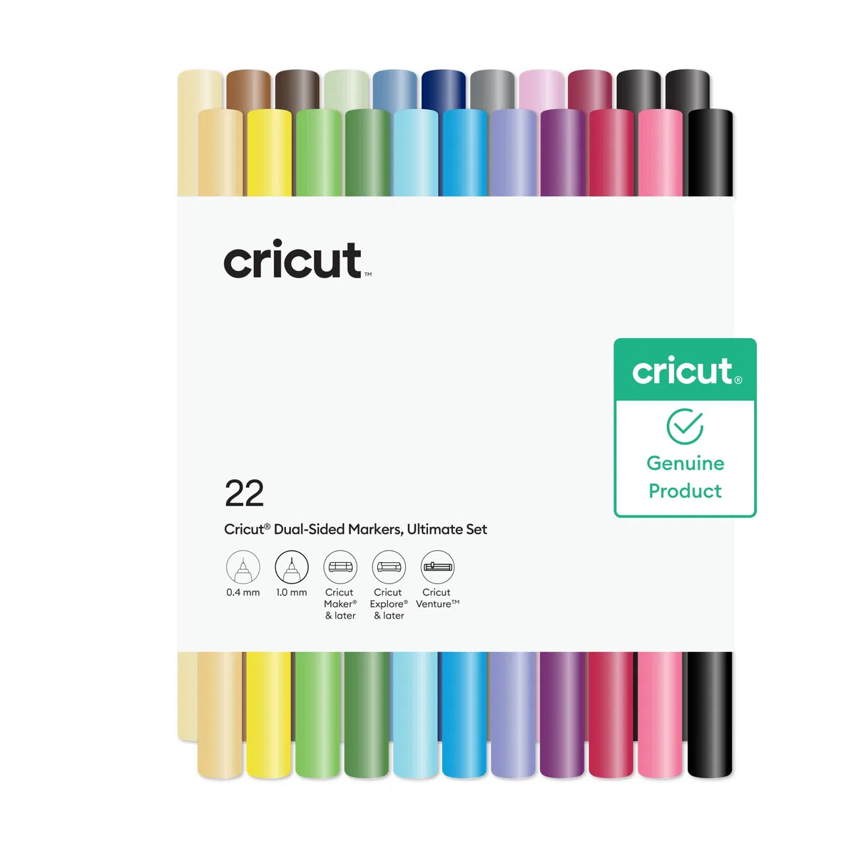 Cricut Penne bifacciali, set finale (22 pezzi)