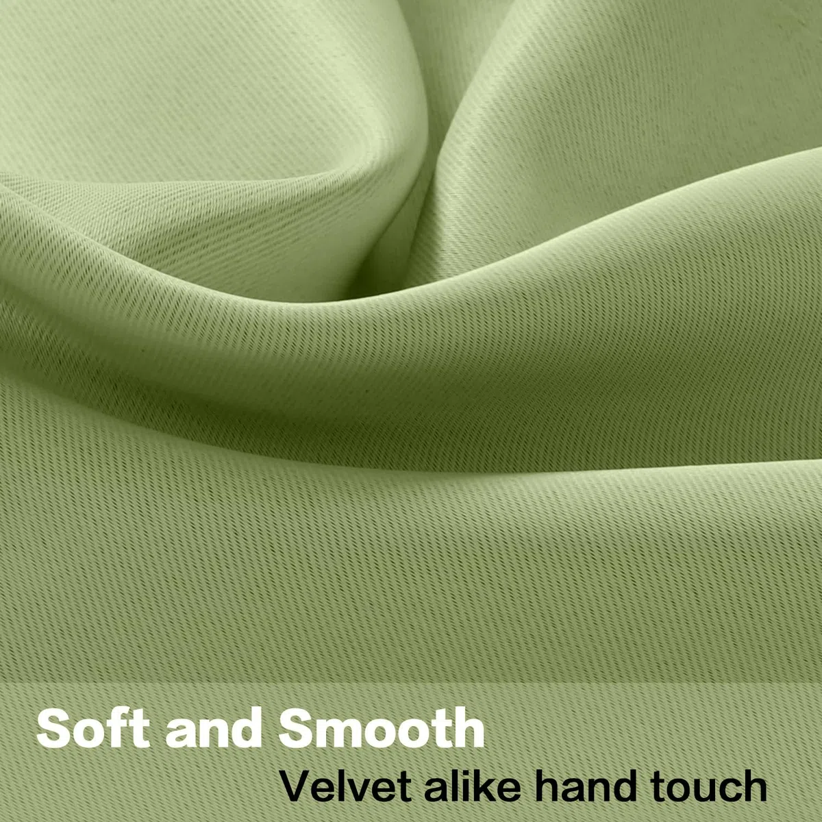 KnSam Tende per finestre, impermeabili, per soggiorno, cucina/caffetteria, 90 cm x 45 cm, L, verde, set da 2 pezzi