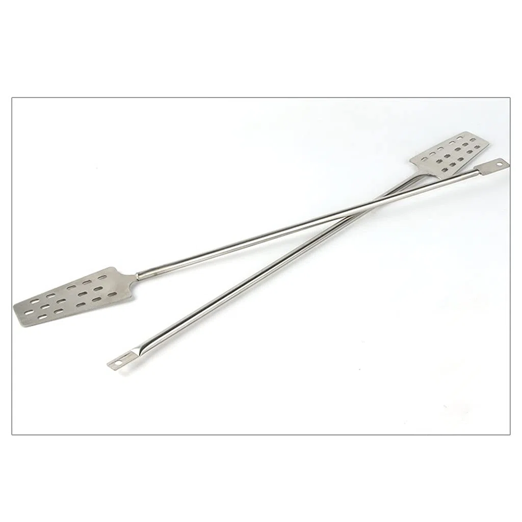 60,5 centimetri In Acciaio Inox Vino Mescolatore Paddle Con 15 Fori Casa Cucina Birra Vino Brewing Strumenti