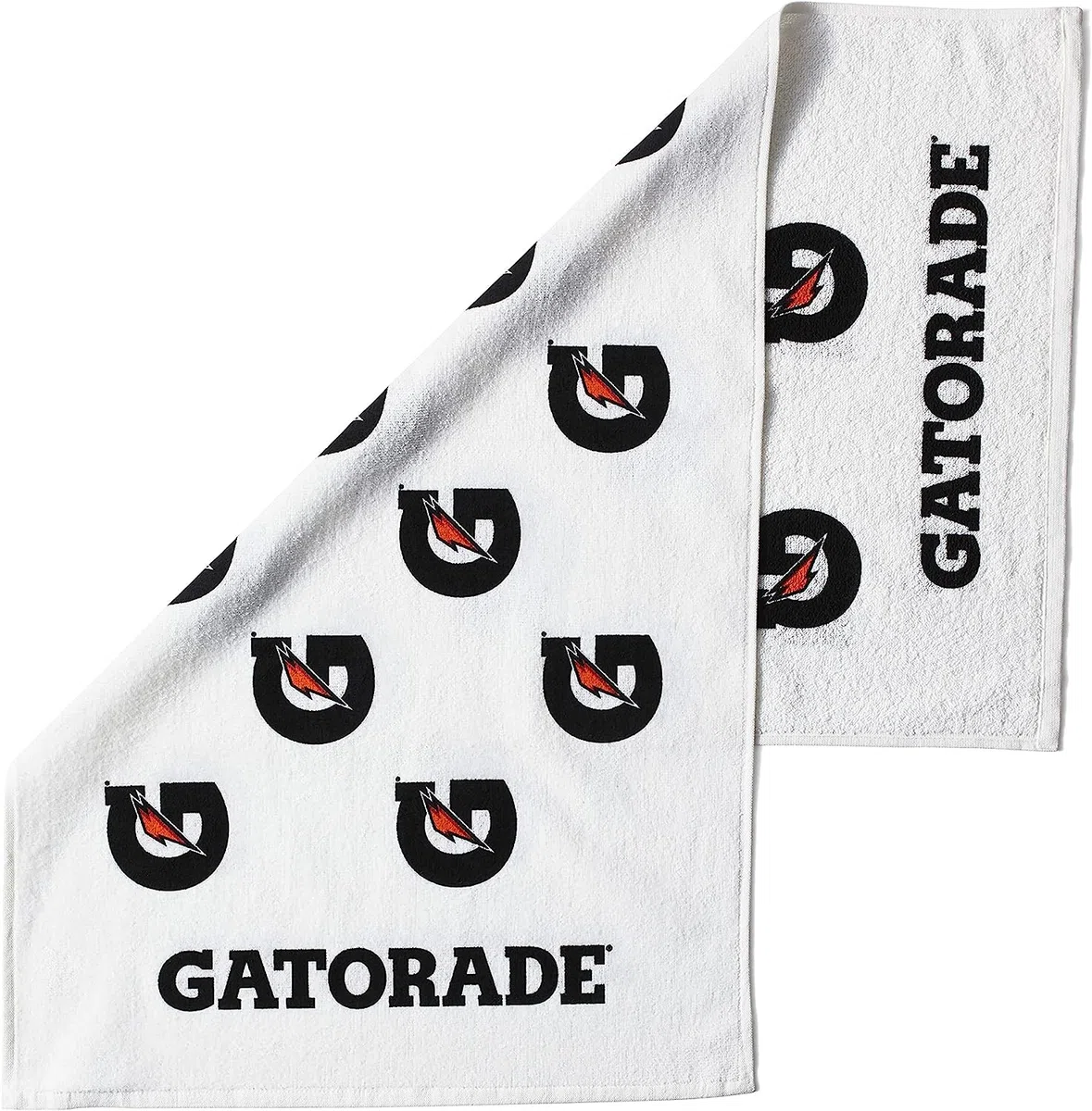 Gatorade Asciugamano Sideline, bianco, 53,3 x 99,1 cm, 100% cotone, lavabile in lavatrice