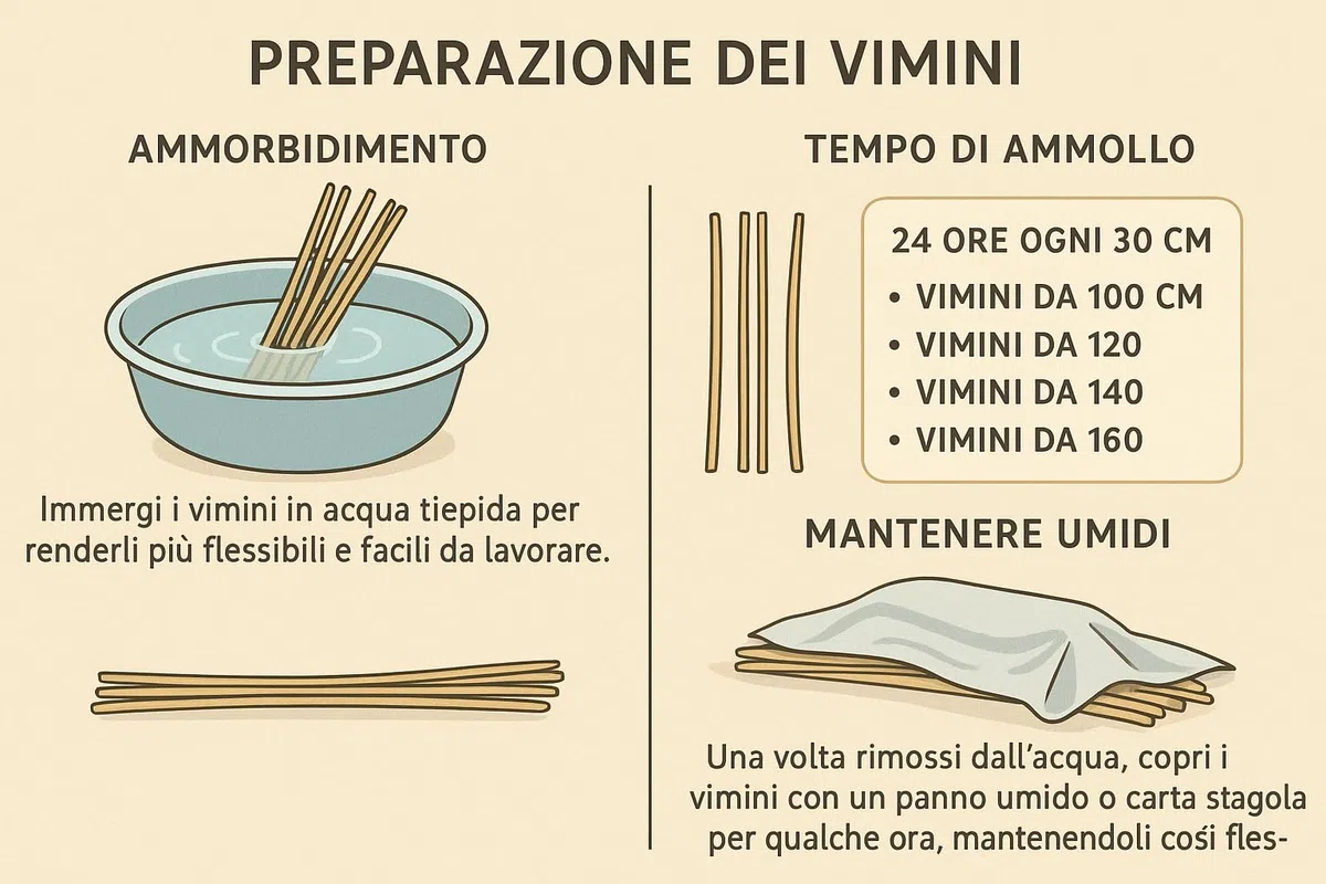 Generico Vimini da Intreccio Naturale con Corteccia – 500g di Rami di Salice per Creazione e Riparazione di Cesti e Sedie – Materiale Decorativo per Interni ed Esterni (140 CM)