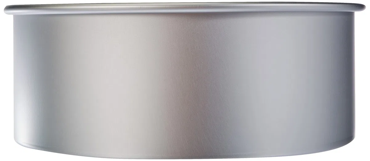 IBILI Cake Pan Round/Extra Deep 25x10 cm, Aluminium, Silver, 25 x 10 x 25 cm