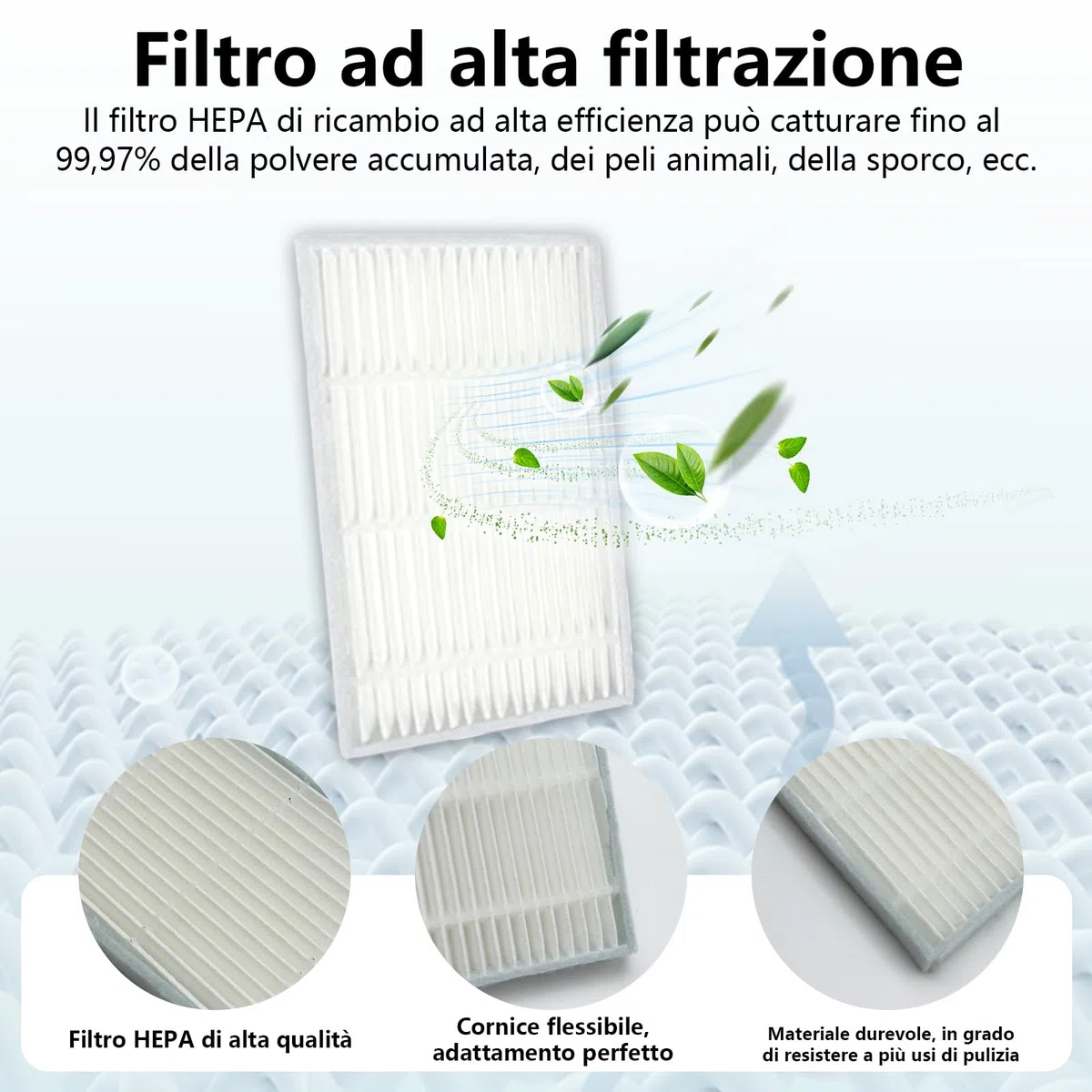 21 Pezzi Accessori per Tapo RV20 Max Plus / RV20 Max / RV30 Max Plus / RV30 Max Aspiratore, 1 Spazzola Principale, 4 Filtri, 4 Asciugamani, 6 Sacchetti di Polvere, 6 Spazzole Laterali
