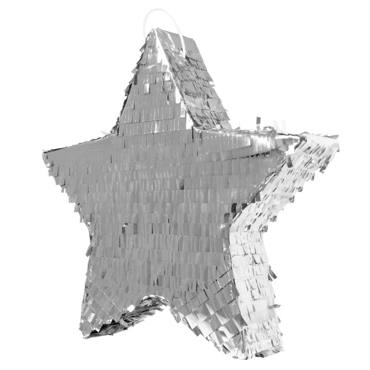 Pignatta a forma di stella argentata - 45 cm