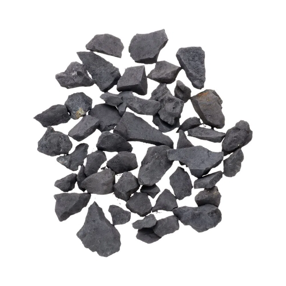 Shungit in Piccolo Pacchetto Grezzo (1 kg), Pietre shungite, sunghite, shungite Originale per purificazione dell'Acqua