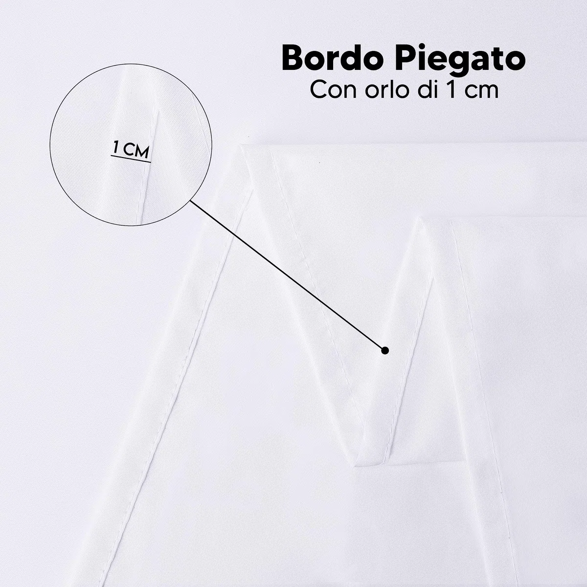 Utopia Kitchen Tovaglia Antimacchia - 150 x 300 cm (Confezione da 2, Bianco) Lavabile in Lavatrice Copritavolo - Ottimo per Feste, Eventi, Matrimoni e Ristoranti (59 x 118 Pollici)