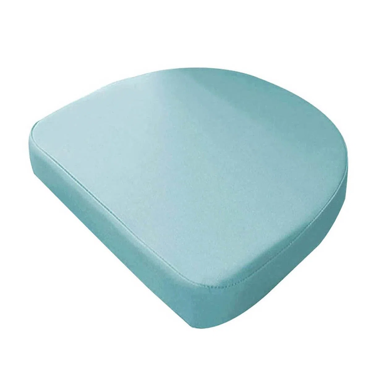 Cuscino da giardino a forma di U, impermeabile, spesso a forma di U, cuscino per sedia, per casa, giardino, ufficio, interni ed esterni (50 x 50 x 5 cm, blu)