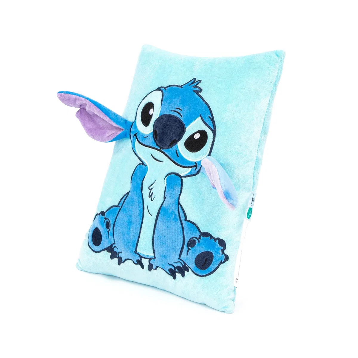Jay Franco Cuscino Coccola Peluche Lilo & Stitch Disney - Morbido Cuscino 3D Super Soft per Letto
